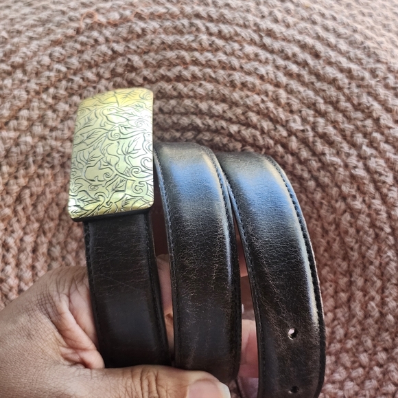 Vintage Coach Leather Belt - Picture 3 of 10